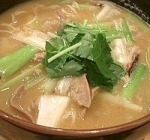 「博多もつそば」@秀ちゃんラーメンの写真