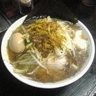 「新化中華そば（小盛200g）+野菜普通+ひき肉のあんかけ種類（黄」@東池袋大勝軒 新化勝軒の写真