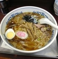 「ワンタン麺（麺少なめ）」@稲城 大勝軒の写真