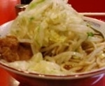 「小豚（野菜・ニンニク）」@ラーメン二郎 仙川店の写真
