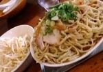 「ラうどん+特盛+モヤシ」@ラーメン ヤスオの写真