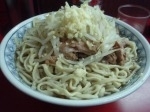 「大ラーメン豚入り（ヤサイマシニンニク）」@ラーメン二郎 目黒店の写真