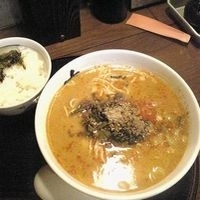 「坦々麺+白ご飯」@極らーめん 櫻座の写真