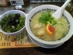 「鶏パイタンAランチ（鶏パイタン麺+ネギメシ）/ 700円」@太陽のトマト麺 錦糸町本店の写真