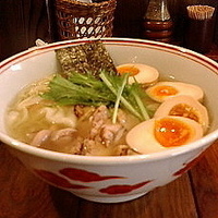 「鶏そば+味玉」@井之上屋の写真