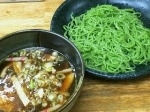 「ほうれんそう麺のつけ麺」@本格つけ麺 たれ蔵の写真
