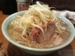 「小ラーメン（ニンニク、野菜マシ、カラメ）」@ラーメン二郎 亀戸店の写真
