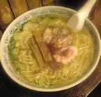 「塩ワンタンメン+麺カタメ」@二葉 天沼店の写真