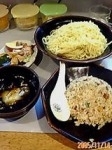 「つけめん+半チャーハン」@ラーメン大陸の写真