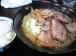 「チャーシュー麺+ご飯」@千石自慢ラーメン 本店の写真