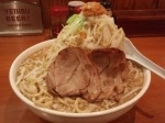 「ふじ麺（肉入り）特盛（500g）+野菜」@常勝軒 伊勢崎総本店の写真