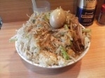 「大ラーメン豚入り+和風BB+BBたまご 1,070円」@ラーメン二郎 八王子野猿街道店2の写真