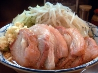 「豚増しらーめん大盛 850円」@らーめん陸の写真