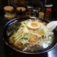 サンチン菜ラーメン（醤油）[\880]@大盛[\150]