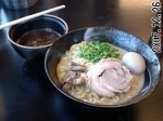 「鶏白湯つけ麺（730円）+煮玉子（100円）」@鶏そばや 竜神洞の写真