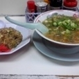 すじみそラーメンとチャーハンセット