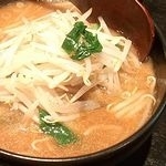 「みそ」@北海道上川町ご当地ラーメン 夕やけの写真