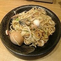 「皿麺+味付玉子」@くまが屋の写真