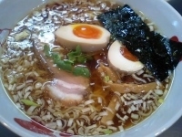 「支那そば+半熟玉子」@支那そば 正月屋の写真