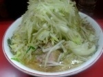 「ラーメン（ミックス節、にんにく多目、野菜）」@ラーメン二郎 相模大野店の写真