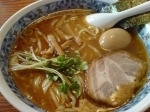 「和風醤油太麺+味玉」@和風らーめん 大家の写真