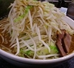 「にんにく中華そば+大盛+野菜山盛」@東池袋大勝軒 節の一分の写真