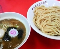「つけぶと（300g）￥750+漬け玉子（クーポン）」@中華そば ふくもりの写真