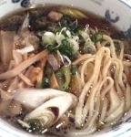 「ねぎラーメン メンマトッピング （550円+50円）」@手打ラーメン 長八の写真