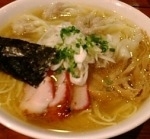 「肉ワンタン麺（白だし）+麺大盛」@八雲の写真