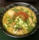 「カレーらぁ麺並盛（期間限定）+味付玉子+麺硬め」@煮干 丸めの写真