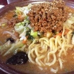 「ピリ辛みそタンメン 麺多め、ライス共に無料 （750円）」@二代目めん家 味味の写真