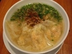 「エビワンタンラーメン（塩、太麺）+サービスライス」@麺や RYOMA 高田馬場店の写真