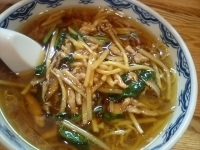 「肉そば」@元祖世界のガンジーラーメンの写真