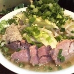 「ラーメン 豚クーポン アブラ野菜大盛り （600円）」@ラーメンむねやの写真