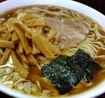 「メンマラーメン+中盛」@中華そば べんてんの写真