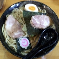 「あご中華そば（680円）+中盛り（50円）+海苔・チャーシュー1」@中華そば・特製もりそば 満帆 伊勢崎店の写真