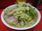 「小ラーメン 500円 （にんにく、野菜）」@ラーメン二郎 三田本店の写真