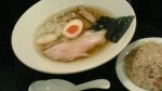 「ラーメン（細麺）と半チャーハンのセット」@信濃神麺 烈士洵名の写真