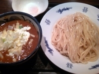 「本格派カリーつけめん850円 大盛（サービス） 温玉 150円 」@三ツ矢堂製麺 高田馬場店の写真