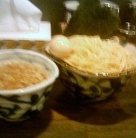 「つけめん（大盛） 750円+味玉子 100円」@つけめん・らーめん活龍 本店の写真