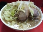 「ぶた入りラーメン（ニンニク、野菜）」@ラーメン二郎 三田本店の写真