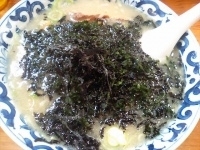 「岩のりラーメン」@がんこや かるがんラーメン つくば店の写真