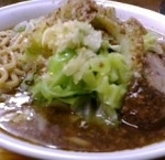 「拉麺（脂多め・ニンニク）（野菜大盛後乗せ）+大盛」@めん処 匠の将 三国志の写真