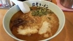 「黒マー油ラーメン650円+バリカタ替え玉100円」@筑豊ラーメン 山小屋 いわき鹿島店の写真
