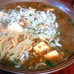 「麻婆麺（汁あり） 麺多め、半ライス共に無料 700円」@二代目めん家 味味の写真