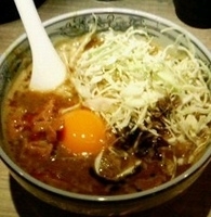 「豚菜カリー麺（らーナビ限定・期間限定） 880円」@麺屋武蔵 江戸きんの写真