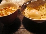 「つけそば+味玉トッピング」@BASSO ドリルマンの写真