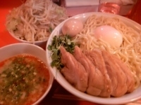 「つけ麺（醤油味）  750円 麺大盛 50円 更に麺マシ（無料）」@ちばからの写真