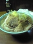 「小ブタ ダブル（ヤサイ、ニンニク、カラメ）」@ラーメン二郎 亀戸店の写真