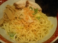 「あぶらそば+半ライス（無料）」@龍神ラーメンの写真